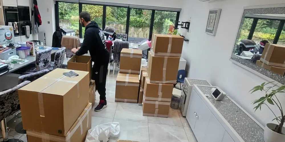 Kitchen packing services by Dan Removals