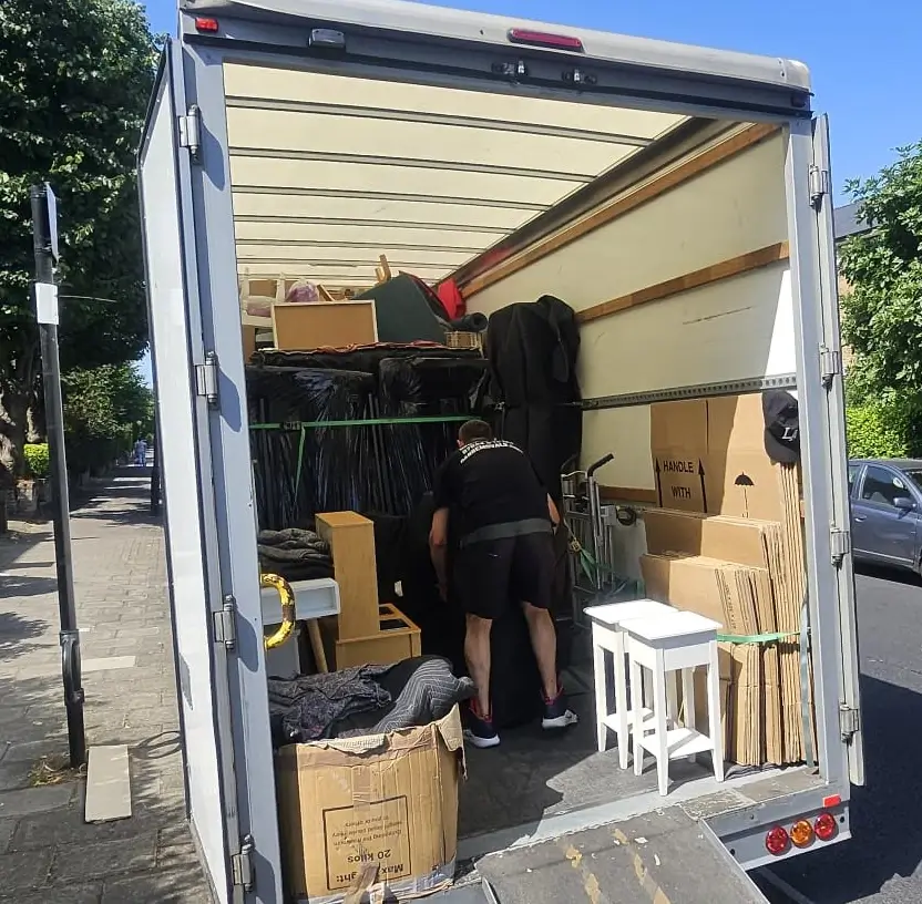 Cross-country removals van