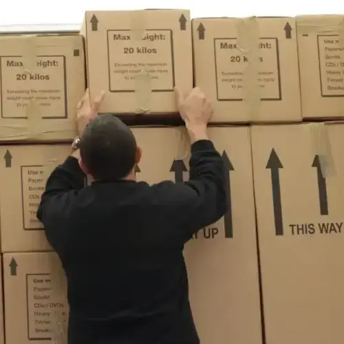 loading the van